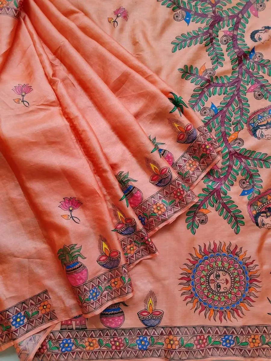 Handwoven Munga Silk Saree with Rich Texture 